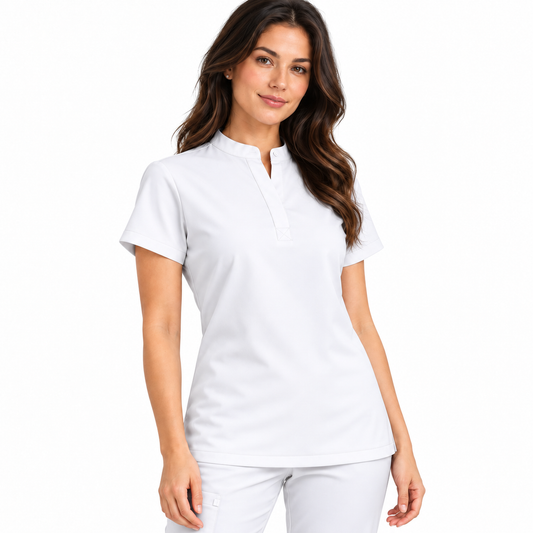 Elara Top Blanco Mujer