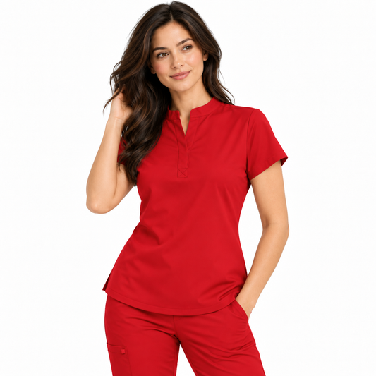 Elara Top Rojo Mujer