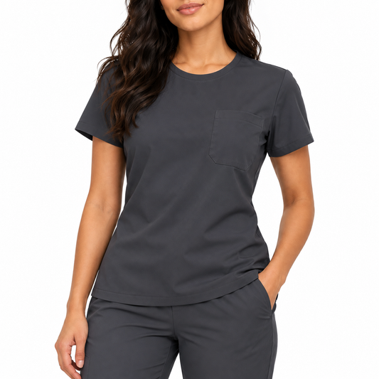 Cipher Top Gris Oscuro Mujer