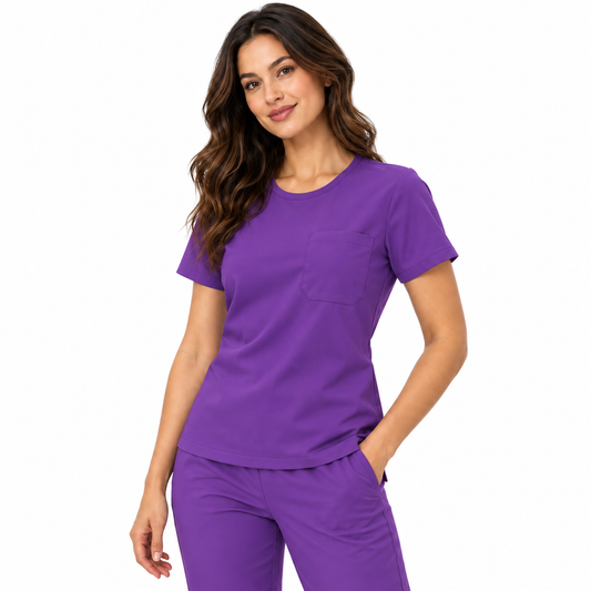 Cipher Top Morado Mujer
