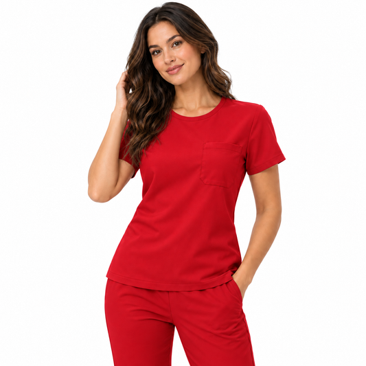 Cipher Top Rojo Mujer