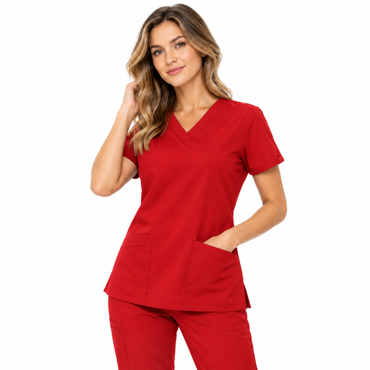 Aura Top Rojo Mujer