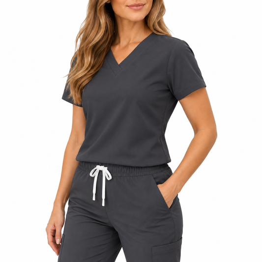 Sky Top Gris Oscuro Mujer