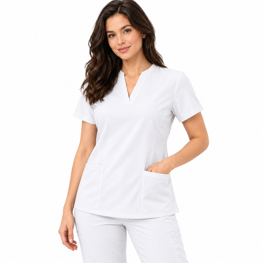 Prism Top Blanco Mujer