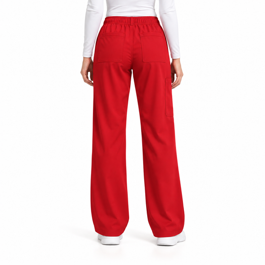Form Pant Rojo Mujer trasera