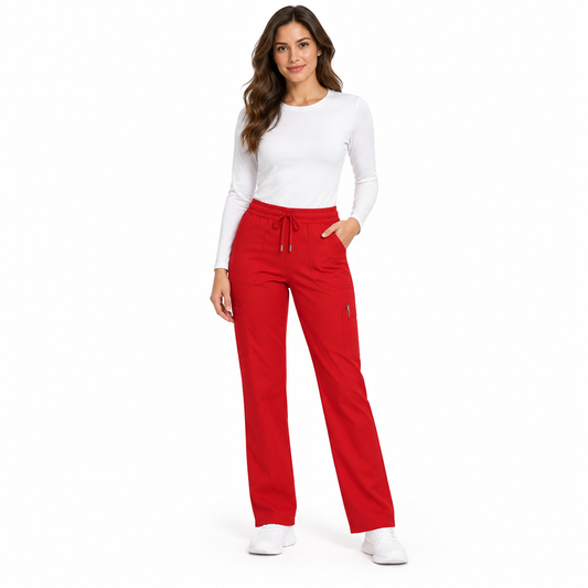 Form Pant Rojo Mujer frontal