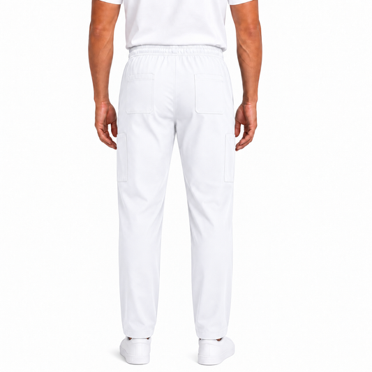 Axis Pant Blanco - Hombre - Trasero