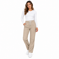 Pulse Pant Beige Mujer frontal