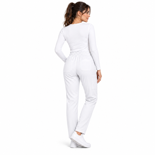 Align Pant Blanco Mujer trasera