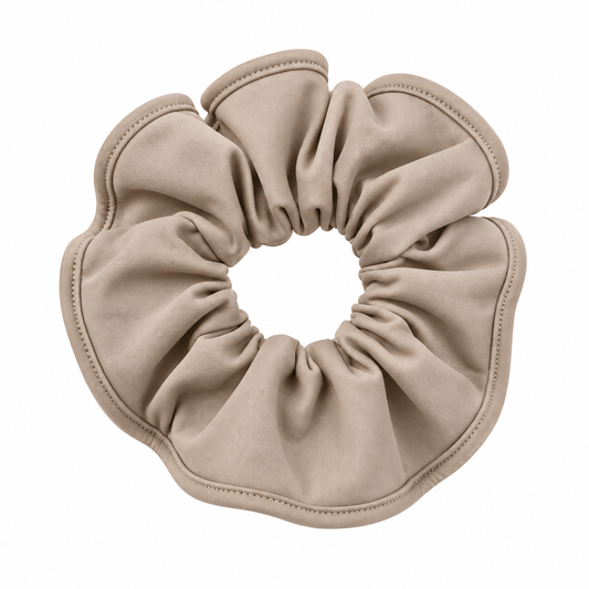Scrunchie Beige Mujer