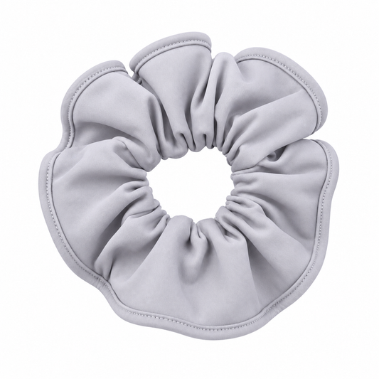 Scrunchie Gris Perla Mujer
