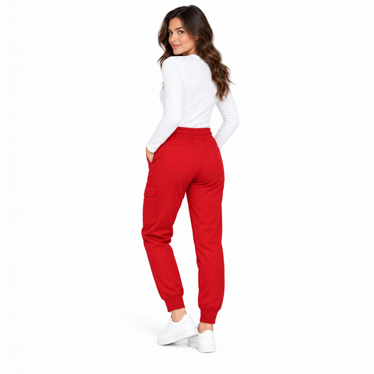 Core Pant Rojo posterior