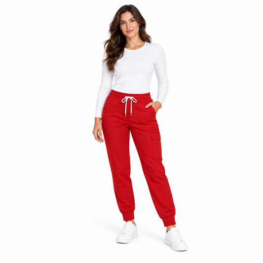Core Pant Rojo frente
