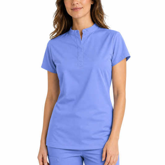 Elara Top - Azul Hortensia