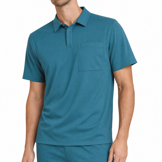 Helix Top - Azul Aguamarina