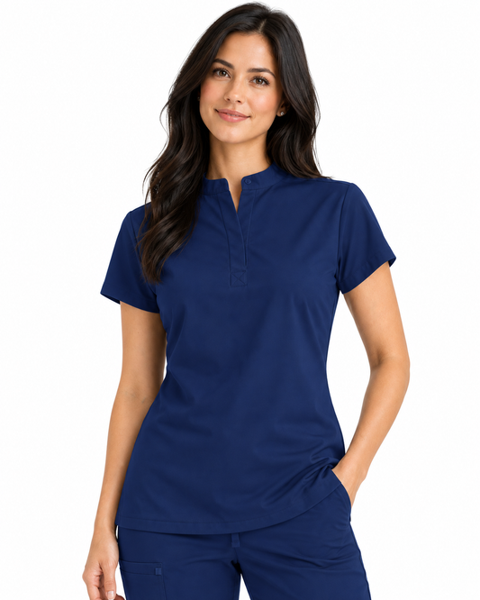Elara Top Azul Oscuro