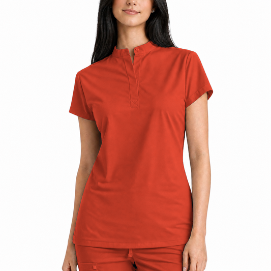 Elara Top Terracota Mujer