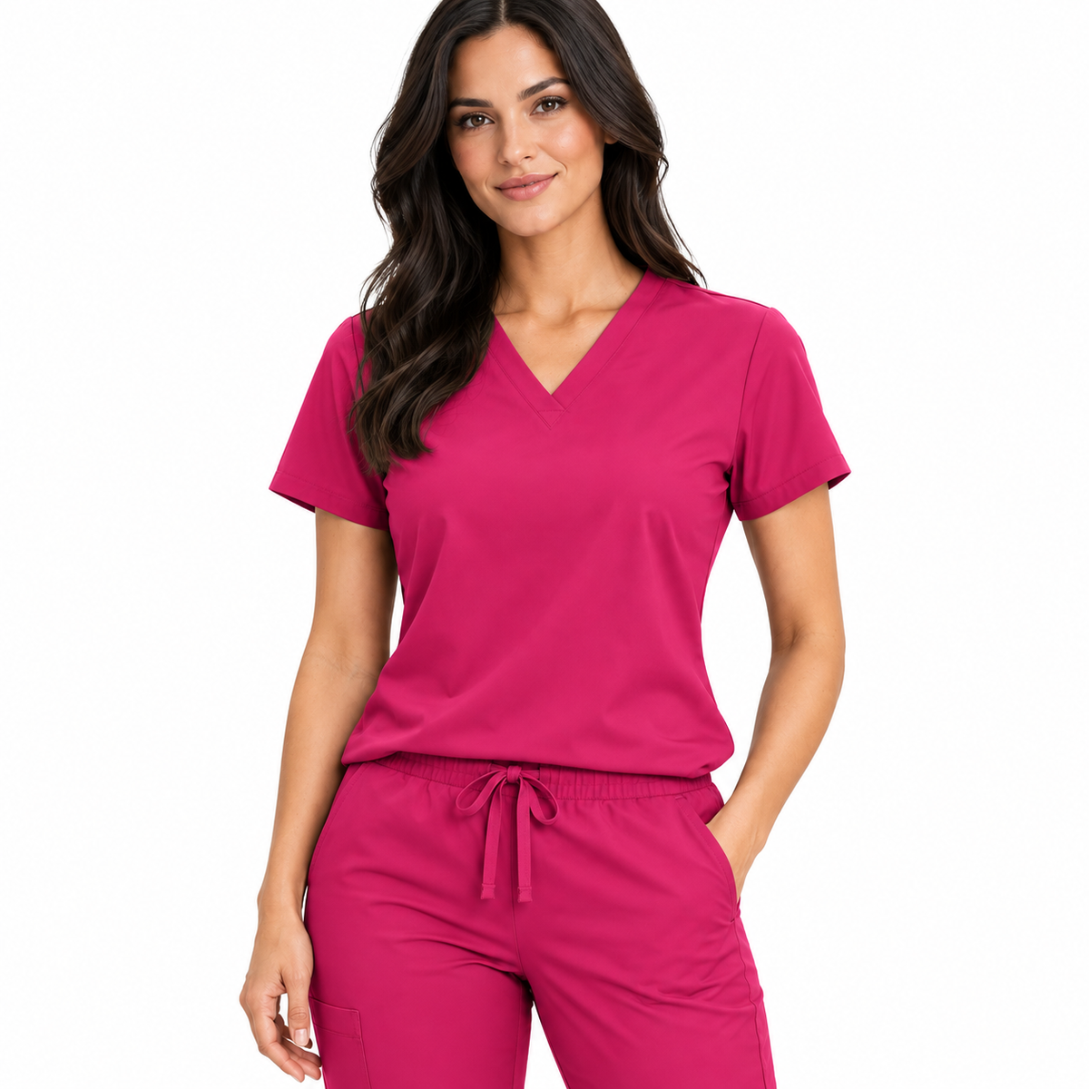 Sky Top Fucsia Mujer