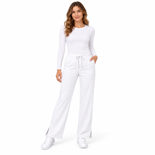 Pulse Pant Blanco Mujer frontal