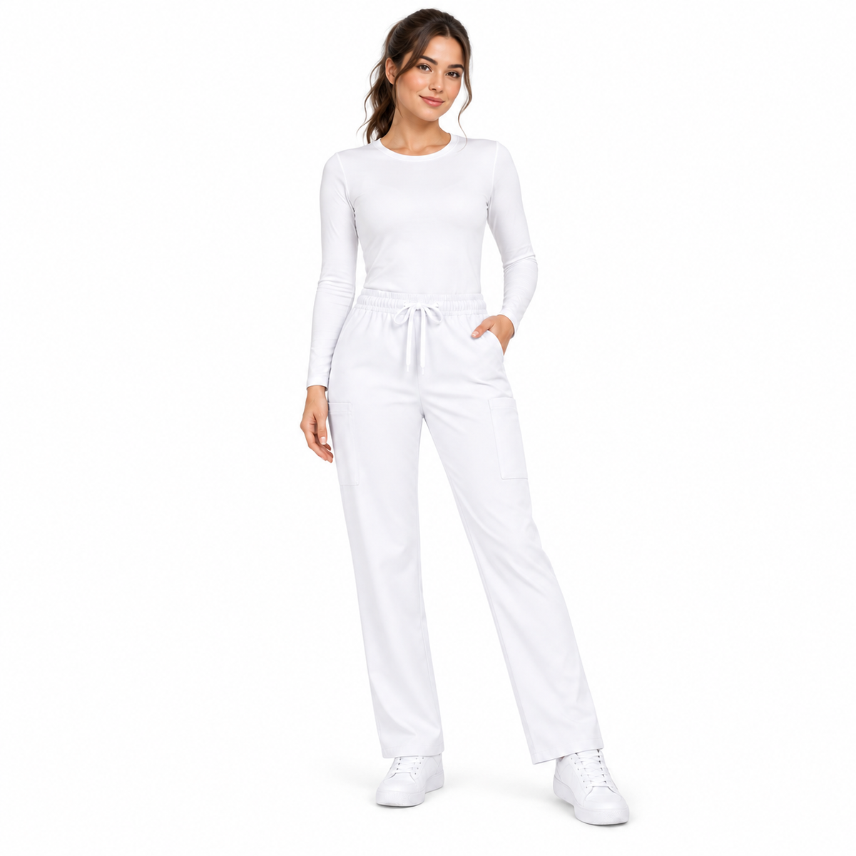Align Pant Blanco Mujer frontal
