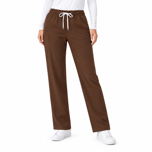Align Pant Café Mujer frontal