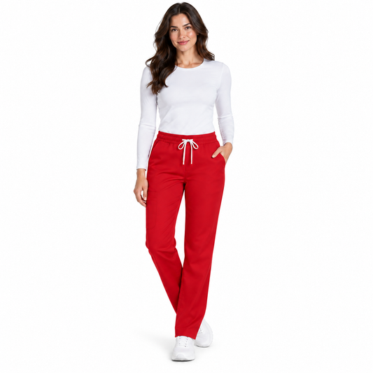 Align Pant Rojo Mujer segunda pose