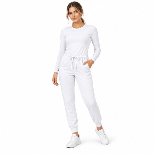 Core Pant Blanco Mujer frontal
