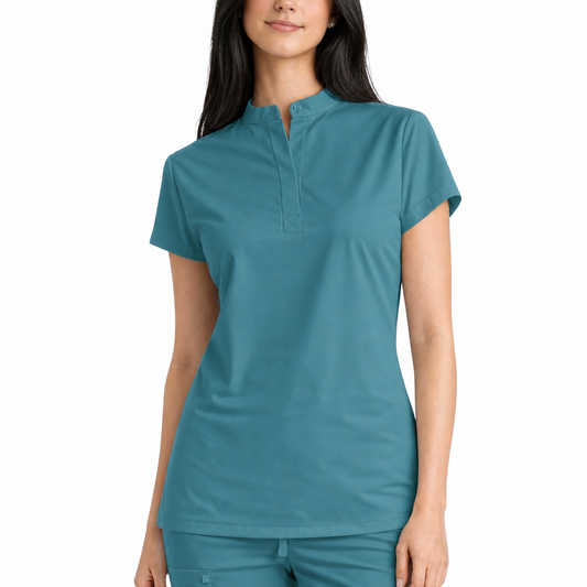 Elara Top - Azul Aguamarina