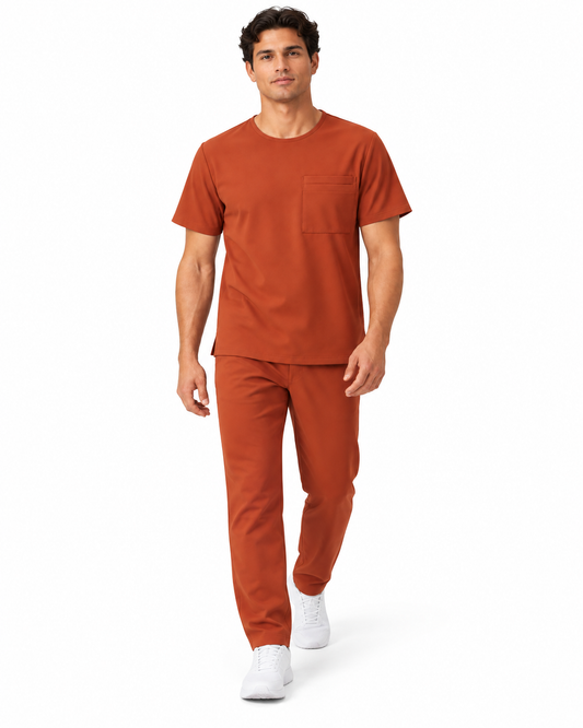 Zion Top - Terracota Hombre